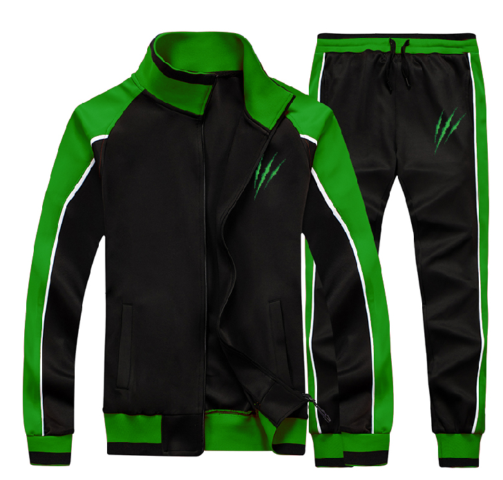 Beast Factory Core Logo Track Suit - Green and Black